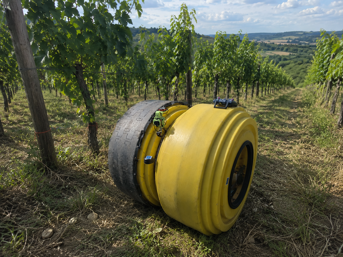 MAR WineGRover nel vigneto